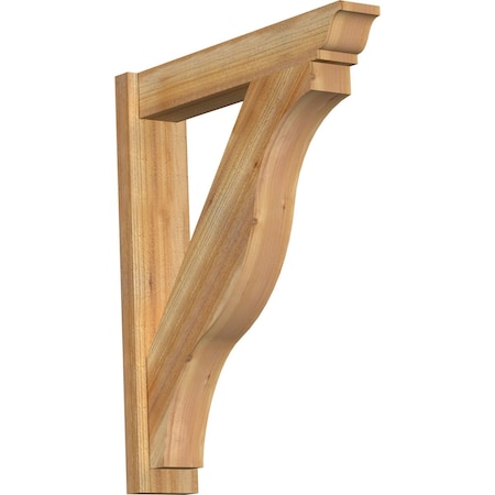 Ekena Millwork Funston Traditional Rough Sawn Outlooker, Western Red Cedar, 6"W x 30"D x 36"H OUT06X30X36FST01RWR
